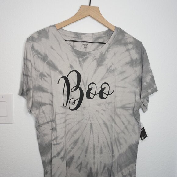 Woman's "Boo" Tie Dye Shirt - Picture 10 of 15